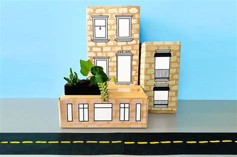 diy cardboard city|Turn Old Boxes Into A Cool Cardboard City Neighborhood .